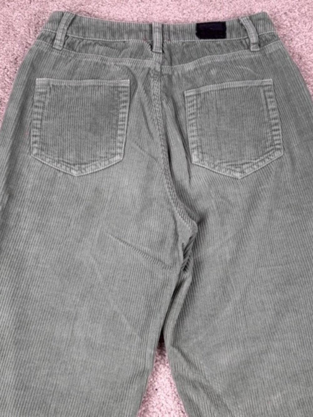 BDG Urban Outfitters Corduroy Pants Womens 27 Green Mom High Rise Elephant Cord